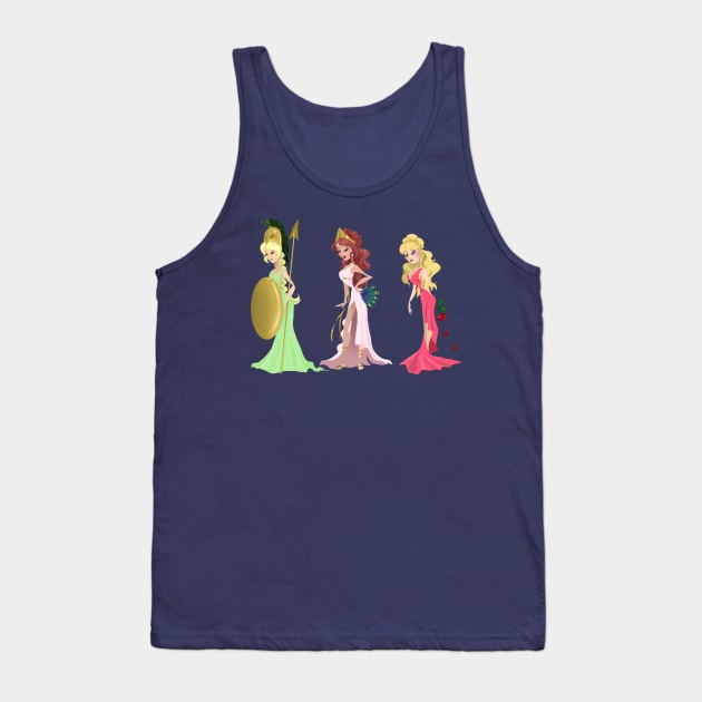 Athena, Hera and Aphrodite Tank Top by JonasEmanuel